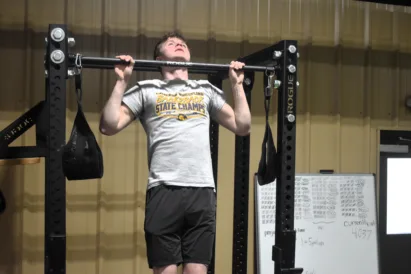 Cameron High Senior's Pullup Totals A Serious Flex